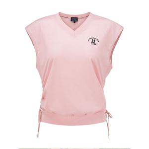 파리게이츠골프긴팔티 NQC 521E1TR181_PK 여성 메쉬 스트링 슬리브리스 탑