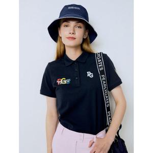 파리게이츠반팔티 NQC 531D1TO301_NA 공용 컬러 로고 칼라 반팔 티셔츠