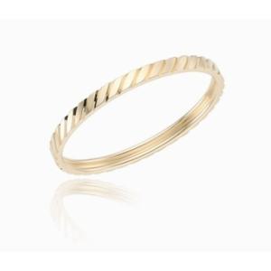 [로이드] 슬래시 컷팅 14K 반지 LRS25063G