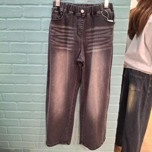 애플핑크 HC35 벌룬핏 워시드 데님 팬츠 APP9U502