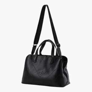 데상트골프가방 GQC DQ32WFBG86-BLKG 여성 자수 퀼팅 포인트 미니백 / BLACK