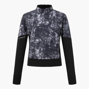 데상트골프웨어 GQC DQ12WFNL21-BLKG 아크먼트(ACMT) 여성 하이브리드 티셔츠 / BLACK