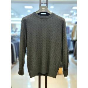 바쏘옴므 세이브존03 바쏘옴므 24FW 가을겨울 골지 라운드넥 니트 스웨터 WSAGY3GW38AA