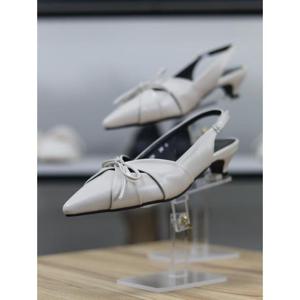 바이로쏘 세이브존06 리본 슬링백 펌프스 4cm 미들 힐 (BY)25W129J20BF2