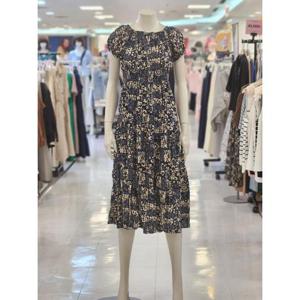 비지트인뉴욕 세이브존07 셔링 플라워 원피스 VB6OPA2