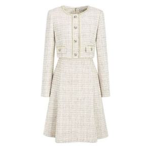 [제이제이 지고트]트위드 재킷 플레어 원피스 GPBM0OP911