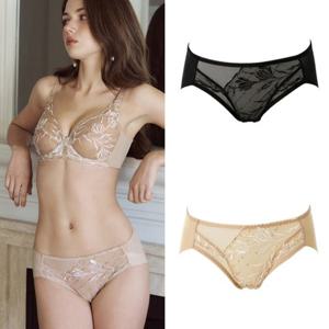 [와코루] 고급 살루트 유러피안 시스루레이스 여성 망사팬티 (DPT0464S)