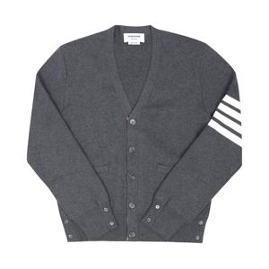 톰브라운 MKC171A 00219 035 4-바 스트라이프 브이넥 남성 가디건