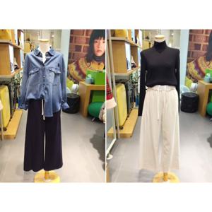 베네통 (BAPT95611)2COL 밴딩 쮸리 팬츠