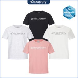 디스커버리 26SS신상 여성 레귤러핏 프레시벤트 로건 반팔티셔츠 DWRS72063