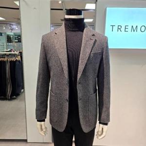트레몰로 HC05 남성 울 혼방 헤링본 캐주얼 콤비 자켓 TRHFU5W33A111