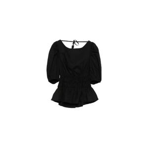 25 FW 핀코 조안드라 스모킹 퍼프 소매 탑 106525A35QZ99 TP450042361