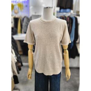 밸리걸 세이브존01 봄 가을 프릴 레이스 반팔 니트 619700