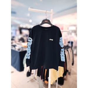 [지프키즈] 보드 곰 펭귄 그래픽 긴팔 쭉티 KR2TSU012 BK