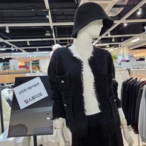 밀스튜디오 DP02 단추포인트반짝이 트위드쟈켓 LS2JKR100