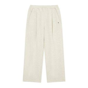 커버낫 남녀공용 세미와이드 시그니처 심볼 스웻 팬츠 오트밀 CO2503PT02OT 343381