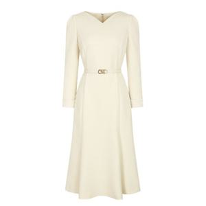 [제이제이 지고트]롤업 퍼프 슬리브 플레어 원피스(GP2A0OP221)