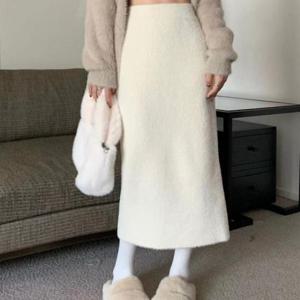 [의류] 여성 소프트웜 보송 롱스커트 겨울 스커트 SSH-171