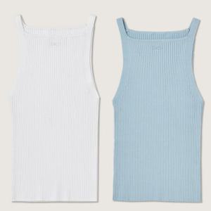 [플랙진] 여성 슬림핏 슬리브리스 니트 탑 PWTH2NTL28W