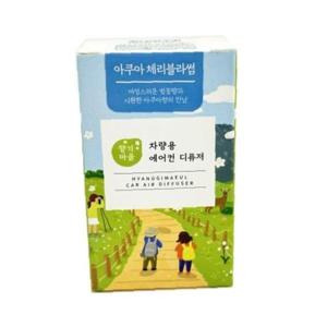 더허브샵 향기마을 차량용 에어컨 디퓨저 아쿠아 체리블라썸/17ml (1개)