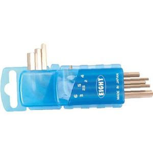 에이트 L렌치 세트(더블홀타입) 001H-S6(2-6MM)6P 1SET