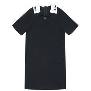 [씨]니트 레터링 카라 원피스 SKOAD2540