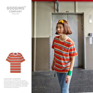 [구김스]구김스 0719_SDW 스트라이프 반팔티셔츠 (G18MMRT309)