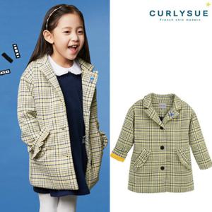 [컬리수] LIKE모직써니데이 체크코트(누빔안감) COS1GACO01