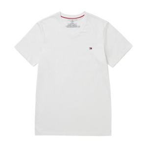 타미힐피거 09T3140 100 플래그 브이넥 공용 반팔티