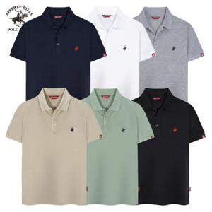 [비버리힐즈폴로클럽] 남여공용 스탠다드 폴로 반팔 카라 티셔츠 TPX-001