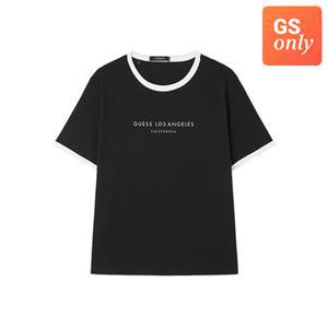 [게스][GS단독] 여성 BLK 반팔티셔츠 [정가 22,000]