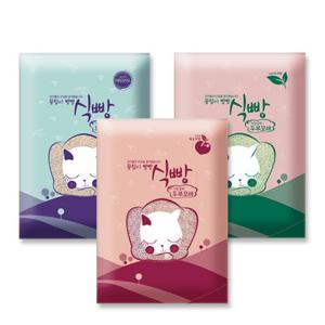 [5+1무료배송] 뭉침이 빵빵 식빵 가는입자 두부모래 3종 2.8kg