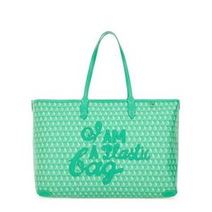 안야힌드마치 토트백 202374 ALOEVERA GREEN