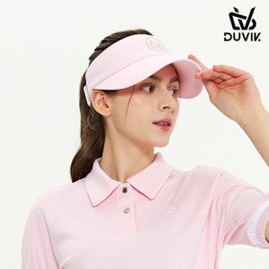 듀빅 여성 스포티 와펜 뒷밴딩 썬바이저 DD1WAP745PK