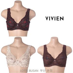 [비비안] 가벼운 기능성 A,B,C컵 홑겹 보정브라 3종택1 BR3513