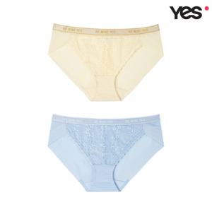 [예스]WIND FLOWER 컴포트 레이스 헴팬티 YSWPZA13