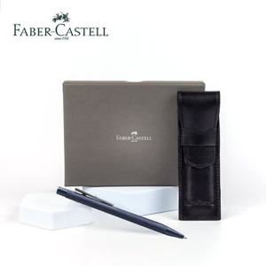 파버카스텔 네오슬림 알루미늄 유성펜 볼펜_블루