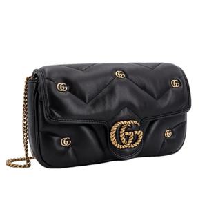 구찌 Gucci 768293AACPG 1000 여자 GG Marmont 로고 미니 숄더백