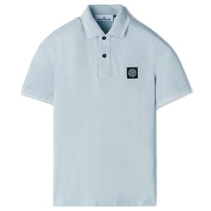 24SS 스톤 슬림PK반팔라인카라티 스카이블루 80152SC18 V0041