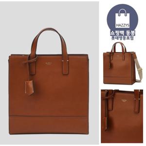 [헤지스]브라운 로고배색 토트백HJBA4E886