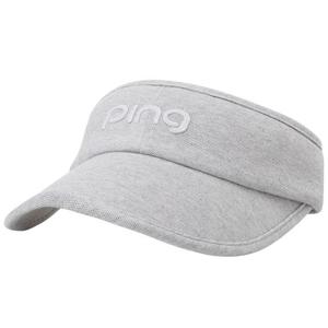 [핑골프][양말증정]여성 테잎 장식 썬바이저 121D3CP051_GY