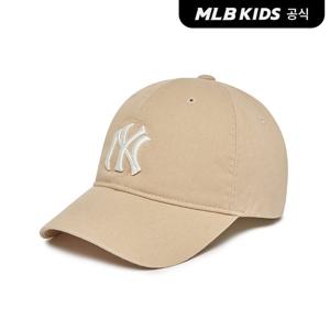 [MLB키즈 공식] 에이스 볼캡 NY (Beige) 7ACP6604N-50BGS