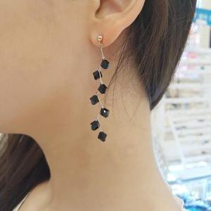 볼라레 세이브존01 14k 블랙 롱브랜치 드롭귀걸이 GS403