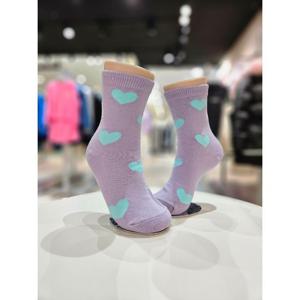 [휠라 키즈]MARIO하트 패턴 장목 양말 FK3SCF5356F LVD