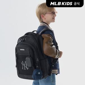 [MLB키즈]고학년 베이직 메쉬 책가방 NY (Black)7ABKB045N-50BKS