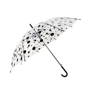 매직크린 땡땡이 비닐 우산 블랙