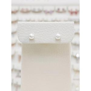 볼라레 세이브존03 볼라레 납작 담수 진주 써지컬 데일리 귀걸이 AGsse837A