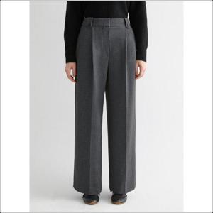 쉬즈미스 세이브존02 울 혼방 원턱 와이드 팬츠 SWWSLO41140