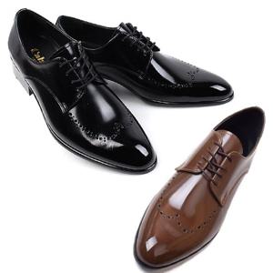 빅사이즈 남성구두 M2984 펀칭 3.5cm 슬림정장화