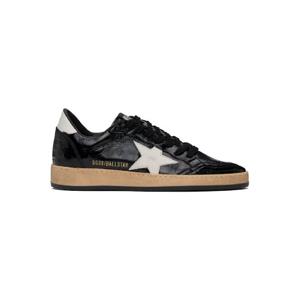 25 FW Golden Goose 남성 블랙   화이트 볼스타 스니커즈 251264M237059